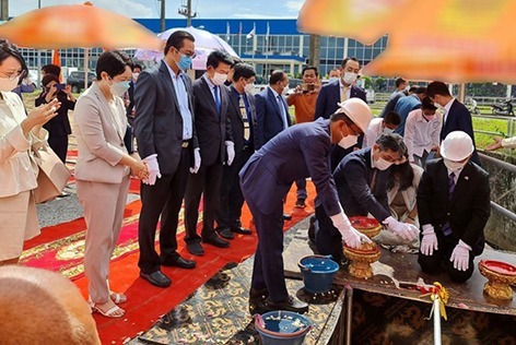 Groundbreaking of “Sihanoukville Logistics Center”