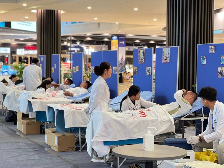 The 15th Drive of Blood Donation Activities at AEON MALL Sen Sok City